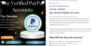 Buy Verified PayPal Accounts
